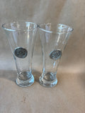 3-Piece Monogrammed Glass Barware Set – Ice Bucket & 2 Glasses