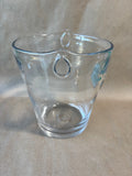 3-Piece Monogrammed Glass Barware Set – Ice Bucket & 2 Glasses