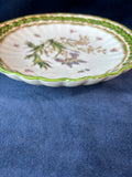 Set Of 6 Two's Company Hand Painted Botanical Decorative Plates