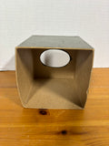 3-Piece Crackle Finish Wooden/Cardboard Decor Lot