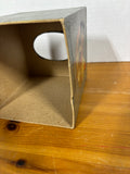 3-Piece Crackle Finish Wooden/Cardboard Decor Lot