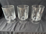 Lot Of 3 Glass Hurricane Candleholders