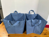 Milano Set of 2 Collapsible Fabric Totes/Bags *Read Description*