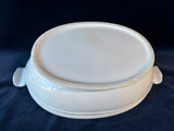 Large White Ceramic Soup Tureen With Ladle