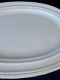 Large White Ceramic Soup Tureen With Ladle