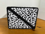 Scout Black/White Leopard Print Storage Cube Bin