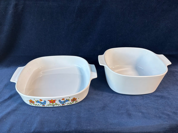 Pair Of Corning Ware Dishes