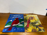 Cardinal Garden Flag Lot (D)(2)