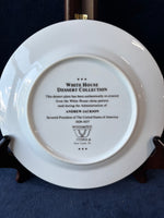 Woodmere White House China Presidential Collection Andrew Jackson Dessert Plate