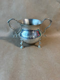 Williamsburg Kirk Stieff Lenox Silver-Plated Footed Two-Handled Bowl W/ Monogram