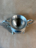 Williamsburg Kirk Stieff Lenox Silver-Plated Footed Two-Handled Bowl W/ Monogram