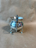 Williamsburg Kirk Stieff Lenox Silver-Plated Footed Two-Handled Bowl W/ Monogram
