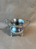 Williamsburg Kirk Stieff Lenox Silver-Plated Footed Two-Handled Bowl W/ Monogram