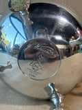 Williamsburg Kirk Stieff Lenox Silver-Plated Footed Two-Handled Bowl W/ Monogram