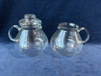 Pair Of Jenaer Glass Teapots *Read Description*