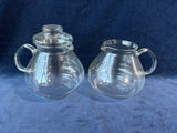Pair Of Jenaer Glass Teapots *Read Description*