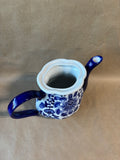 Bombay Porcelain Tea Pot White And Blue (2 Available, Priced Individually)