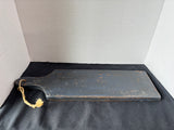 Distressed Dark Grey Wooden Paddle Board