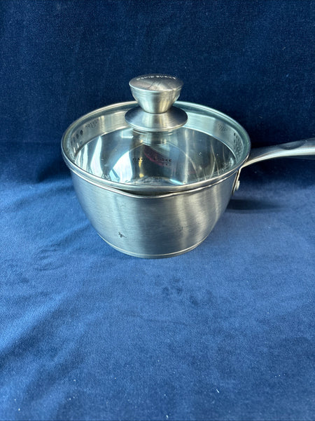 David Burke 2.4 Qt Gourmet Pro Regency II Stainless Saucepan w/ Lid