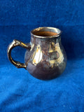 English Copper Toned Lusterware Milk Jug Gibson & Sons Burslem England