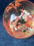 Floral Blown Glass Paper Weight *Read Description*