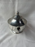 Queen Art Pewter Teapot w/ Lid Wrapped Wicker Handle (B)
