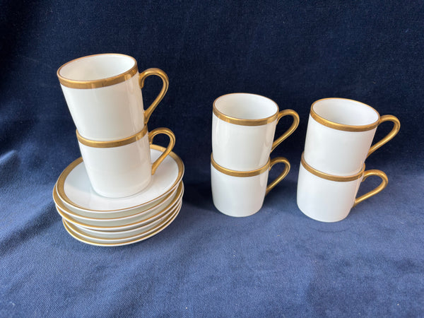 12 Piece Fitz And Floyd Demitasse Cups And Saucer Set (3 Sets Available, Priced Individually)