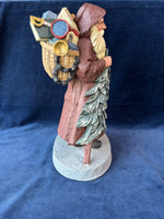 Handmade Painted German Old World Santa Christmas Figurine