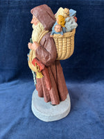 Handmade Painted German Old World Santa Christmas Figurine
