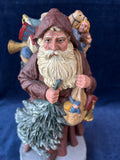 Handmade Painted German Old World Santa Christmas Figurine