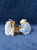 Chinese Shiwan Mudman Glazed Clay Pottery Men Playing Chess