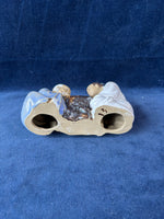 Chinese Shiwan Mudman Glazed Clay Pottery Men Playing Chess