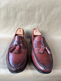 Allen Edmonds Tassel Casual Leather Moc Loafer Shoes Men's Size 11 D W/ Shoe Polish