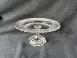 Clear Glass Footed Server Dish