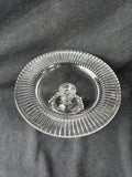 Clear Glass Footed Server Dish