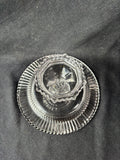 Clear Glass Footed Server Dish
