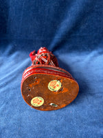 Heavyweight Red Resin Happy Buddha