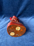 Heavyweight Red Resin Happy Buddha