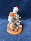 Norman Rockwell "The Runaway" Clown Figurine