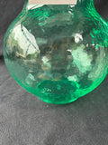 Emerald Green Crackle Plastic Pitcher