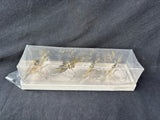Set Of 4 Dept 56 Poinsettia Napkin Ring And Place-card Holders, Unopened