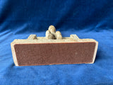 Royal Haeger Pottery Boy Figurine Sitting On Fence *Read Description*