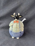 Otagiri Cow Sugar Bowl w/Plastic Spoon