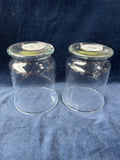 Pair Of Colony Crafts Candle Glass
