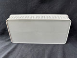 5-Piece Plastic Grey Storage Basket Lot