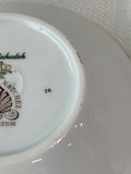 Pair Of Mottahedeh Vista Alegre Historic Natchez Shell Pattern Berry Bowls