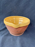 Wisconsin Pottery Redware Batter Mixing Bowl
