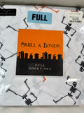 Halloween Skeleton Full Sheets Skull & Bones Spooky Bedding Set