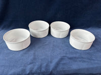 Set Of 4 Villeroy And Boch Switch 1 White Soup/Cereal Bowls