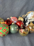 Assorted Bin Of Christmas Ornaments